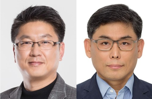 ▲한진만 삼성전자 파운드리사업부장(사장), 김용관 DS부문 경영전략담당 사장. ⓒ삼성전자