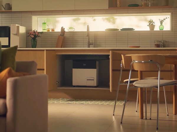 ▲LG전자가 출시 예정으로 개발 중인 음식물처리기. ⓒLG전자