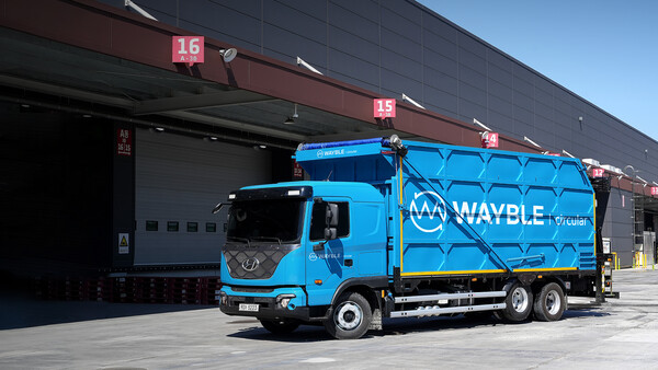 ▲웨이블 폐기물 수거 차량. ⓒSK에코플랜트