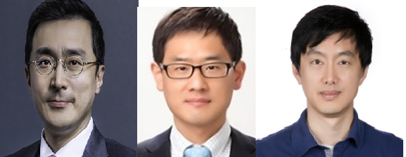 ▲(왼쪽부터) 박태영 원스토어 CEO, 이재환 티맵모빌리티 CEO, 김용직 FSK L&S CEO.ⓒSK스퀘어