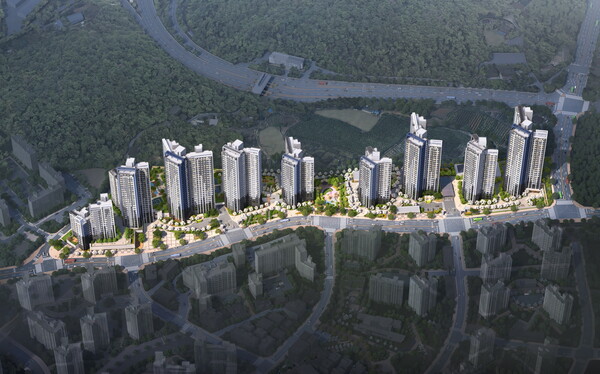 ▲덕소역 라온프라이빗 리버포레 조감도. ⓒ라온건설