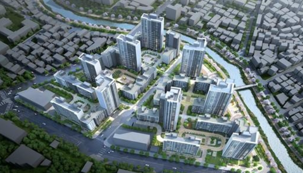 ▲강북구 번동 모아타운 조감도. ⓒ서울시