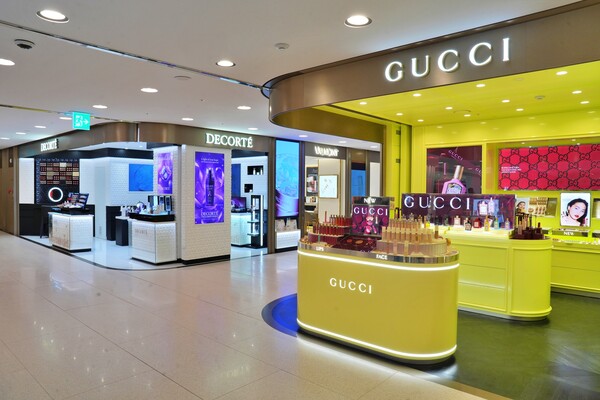 ▲롯데백화점 본점 지하 1층 뷰티관 전경. ⓒ롯데쇼핑