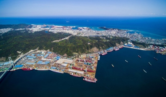 ▲HD현대미포 전경.