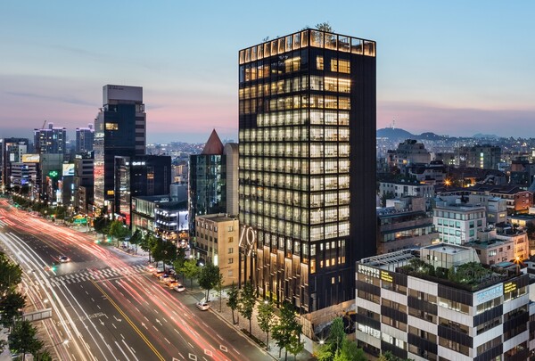 ▲신세계인터내셔날 청담 사옥 전경. ⓒ신세계인터내셔날