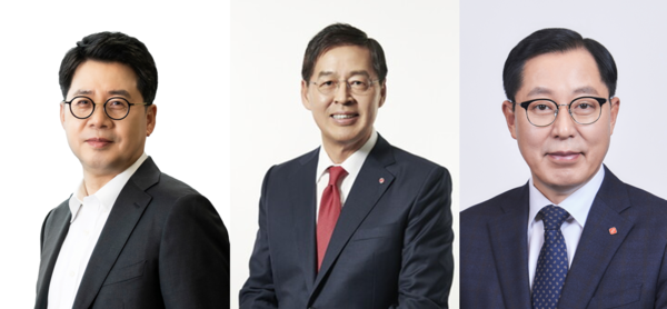 ▲지난 2일 신년사를 발표한 (왼쪽부터) 박상규 SK이노베이션 사장, 신학철 LG화학 부회장, 이영준 롯데케미칼 사장. ⓒ각 사