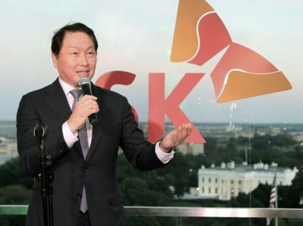 ▲최태원 SK그룹 회장은 3일 "선구적인 노력과 혁신은 도전 없이 절대 이뤄지지 않는다"고 강조했다. ⓒ SK