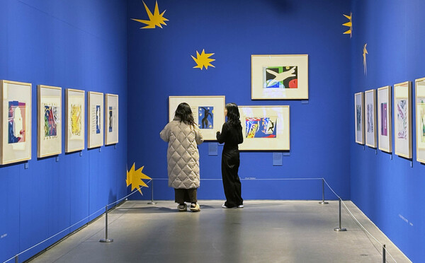 ▲대전신세계 Art & Science에서 진행되는 앙리 마티스 전시장 내부. ⓒ신세계백화점