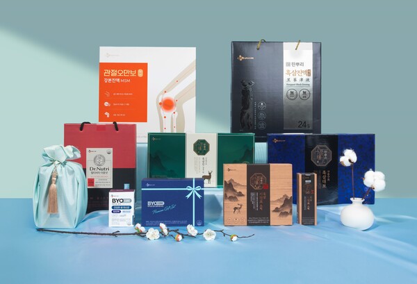 ▲2025년 설 건강 선물세트 제품들. ⓒCJ웰케어