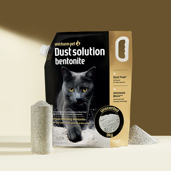 ▲엘지유니참 더스트 솔루션 벤토나이트. ⓒLG생활건강