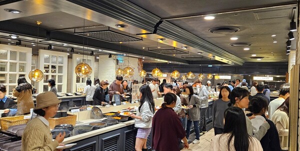 ▲이랜드이츠 애슐리퀸즈 잠실롯데캐슬점. ⓒ이랜드