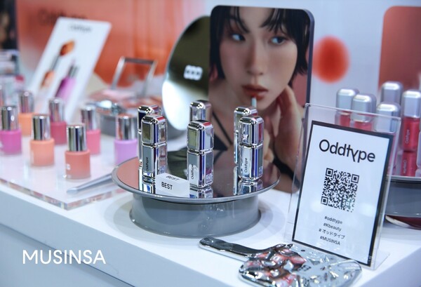 ▲코스메위크 도쿄에 꾸며진 오트타입 부스. ⓒ무신사