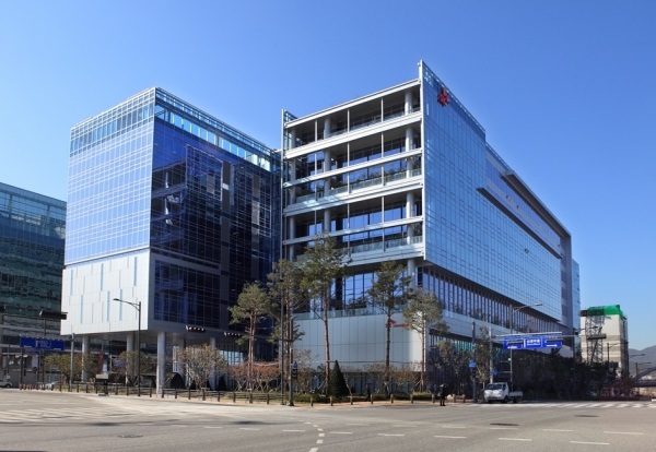 ▲경기도 판교 SK케미칼 본사 전경. ⓒSK케미칼