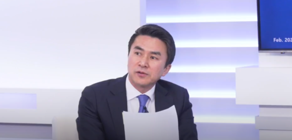 ▲최영우 숲(SOOP) 최고전략책임자(CSO)는 12일 오전 열린 지난해 실적 발표 컨퍼런스콜에서 발표하고 있다. ⓒ숲 컨퍼런스콜 화면 캡쳐