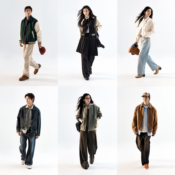 ▲스파오 2025 봄 아우터 컬렉션 화보. ⓒ이랜드