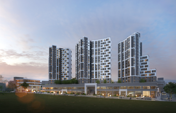 ▲남구로역세권 도시정비형 재개발사업 투시도. ⓒHL D&I한라