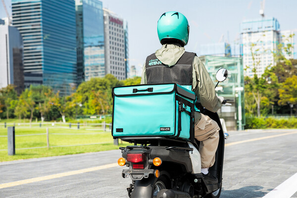 ▲배달의 민족 라이더. ⓒ우아한 형제들