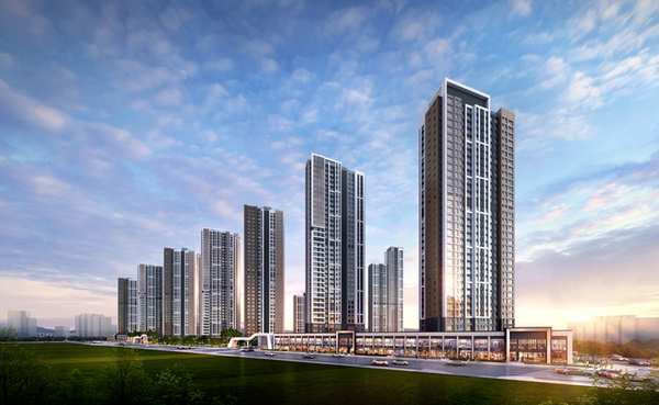 ▲‘해링턴 스퀘어 산곡역’ 투시도. ⓒ효성중공업