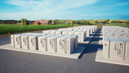 ▲LG에너지솔루션 전력망용 ESS 배터리 컨테이너 제품. ⓒLG에너지솔루션 