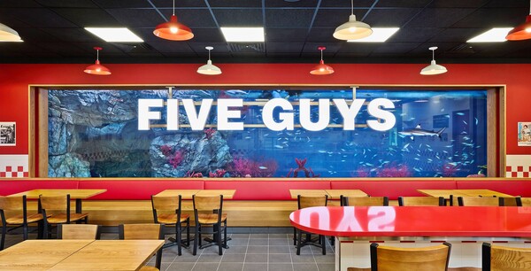 ▲파이브가이즈 광교 6호점 매장 전경. ⓒ에프지코리아