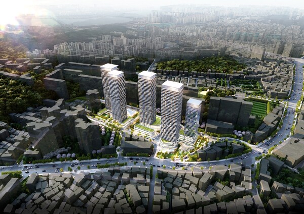 ▲남성역 역세권활성화 재개발정비사업 조감도. ⓒ한국토지신탁