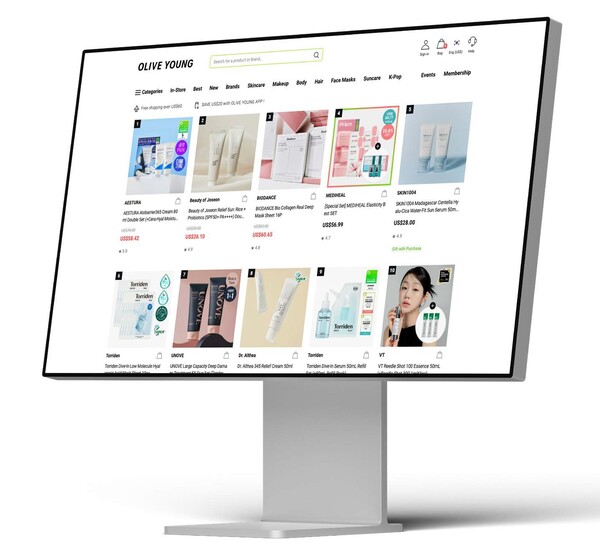 ▲CJ올리브영 글로벌몰 대표 이미지. ⓒCJ올리브영