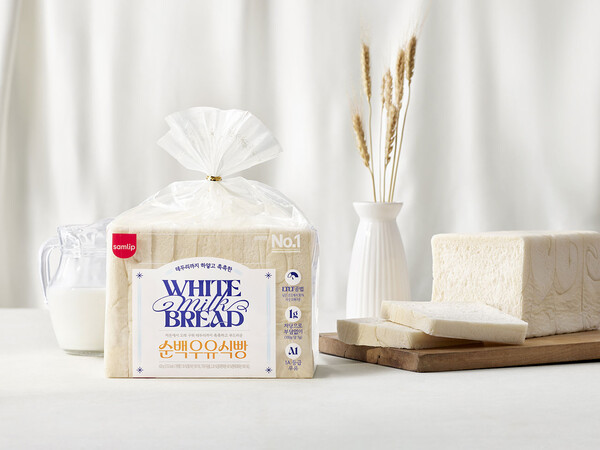 ▲삼립, 순백우유식빵 출시. ⓒ삼립