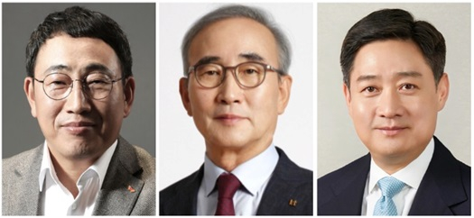 ▲(왼쪽부터) 유영상 SK텔레콤 대표·김영섭 KT 대표·홍범식 LG유플러스 대표. ⓒ각 사