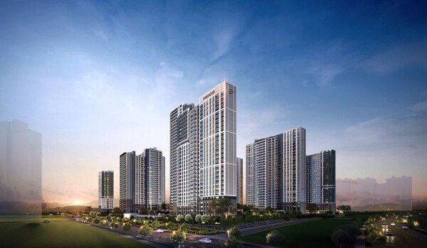 ▲'브레인시티 푸르지오' 투시도. ⓒ대우건설