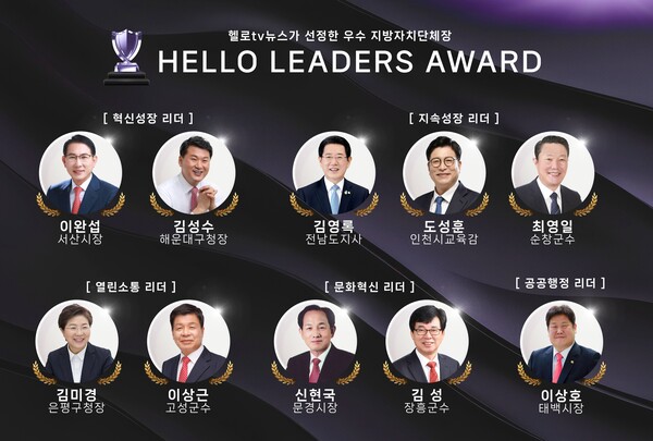 ▲헬로 리더스 어워드 수상자ⓒLG헬로비전