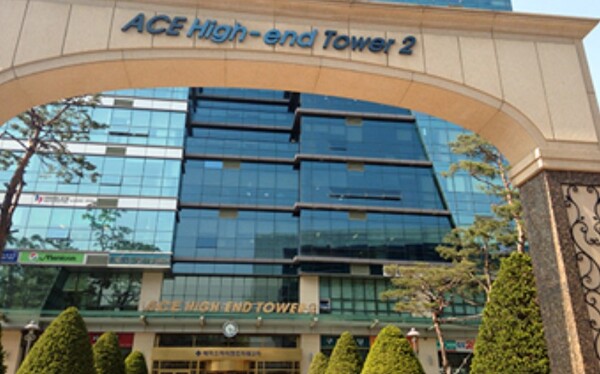 ▲이니텍 본사가 소재한 서울시 구로구 에이스하이엔드타워2차. ⓒ이니텍