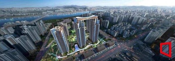 ▲래미안 헤리븐 반포 조감도.  ⓒ 삼성물산