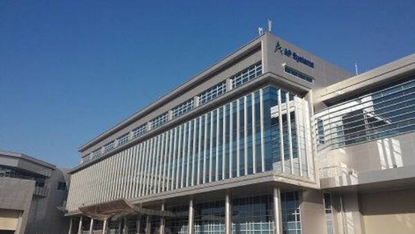 ▲경기도 화성시 동탄에 위치한 AP시스템 사옥. ⓒAP시스템