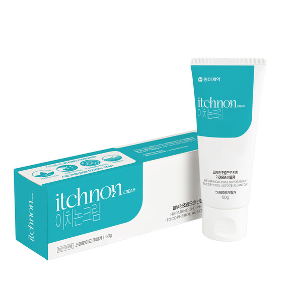 ▲피부건조증 치료제 이치논 크림. ⓒ동아제약