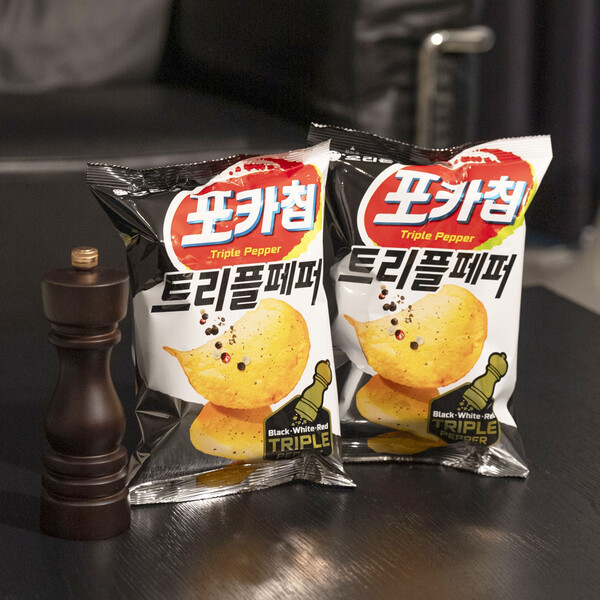 ▲오리온 포카칩 트리플페퍼 제품 이미지. ⓒ오리온
