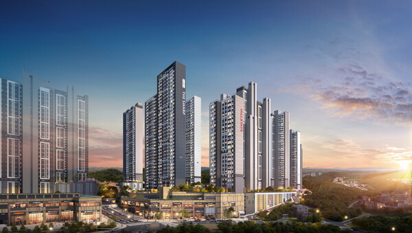 ▲힐스테이트 더샵 상생공원 1단지 투시도. ⓒ현대엔지니어링