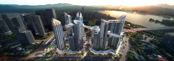 ▲용산정비창 전면1구역 재개발사업 조감도. ⓒHDC현대산업개발