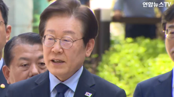 ▲이재명 대표 관련 뉴스 방송화면 캡처. ⓒ연합뉴스TV