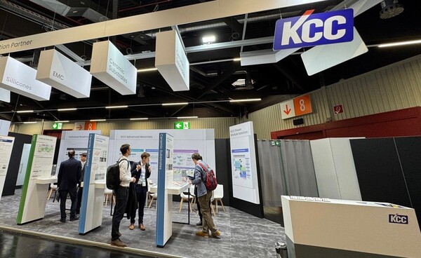 ▲PCIM Europe 2025에 차려진 KCC 부스. ⓒKCC