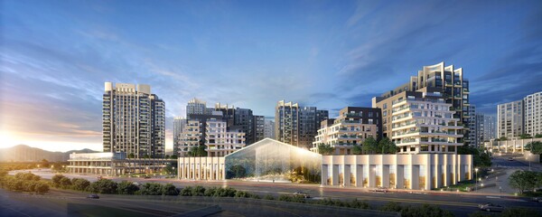 ▲한남5구역 아크로 한남 투시도. ⓒDL이앤씨