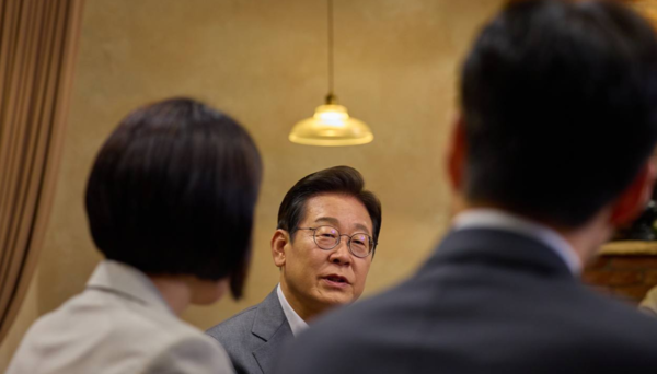 ▲'코스피5000시대'를 설명하는 이재명 신임 대통령. ⓒ이재명 대통령 공식 홈페이지 캡쳐