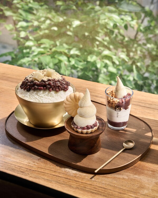 ▲통통팥 시리즈 3종 출시. ⓒ백미당