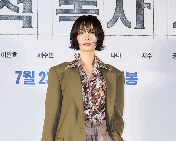 ▲'전지적 독자 시점' 제작보고회에 참석한 나나. ⓒ롯데엔터테인먼트