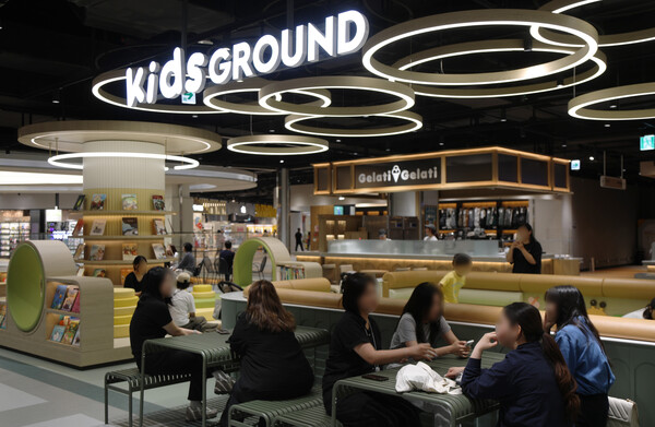 ▲스타필드 마켓 킨텍스 2층 시그니처 특화존 키즈 그라운드. ⓒ이마트