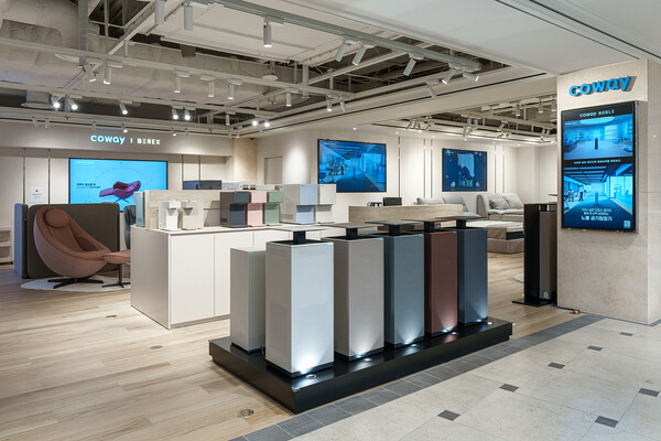 ▲공식 직영점 코웨이 갤러리, 신세계백화점 타임스퀘어점 입점. ⓒ코웨이
