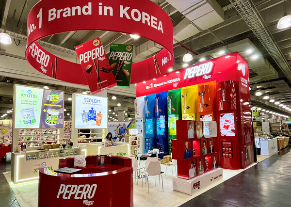 ▲롯데웰푸드 ’2025 팬시 푸드쇼’ 부스. ⓒ롯데웰푸드