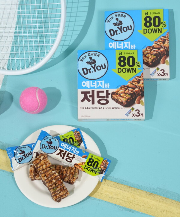 ▲오리온 닥터유 에너지바 저당 제품 이미지. ⓒ오리온