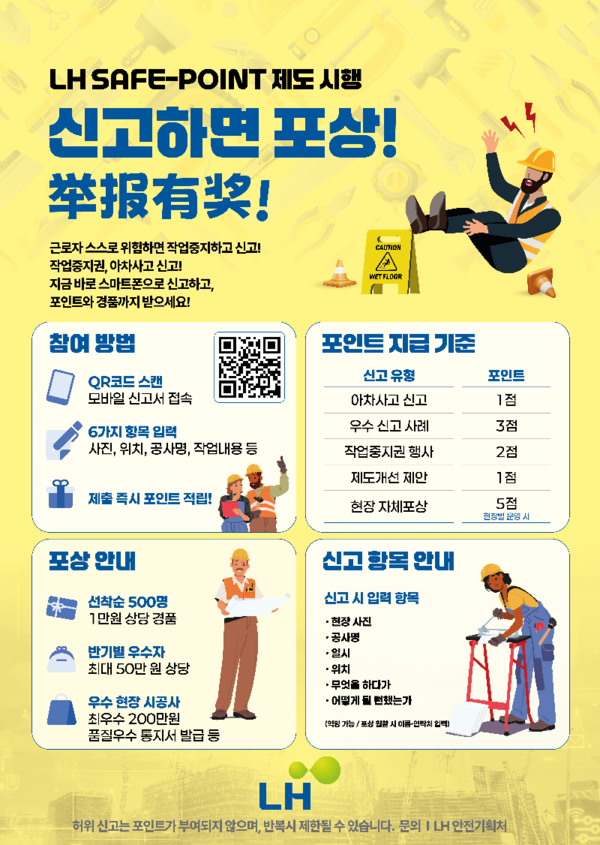 ▲세이프-포인트(Safe-Point) 제도 안내 포스터. ⓒ한국토지주택공사(LH)