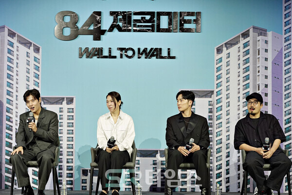 ▲강하늘, 염혜란, 서현우, 김태준 감독(사진 왼쪽부터). ⓒ심우진 기자