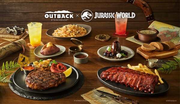 ▲아웃백, ‘블랙라벨 쥬라기월드 에디션’ 판매 호황. ⓒ다이닝브랜즈그룹